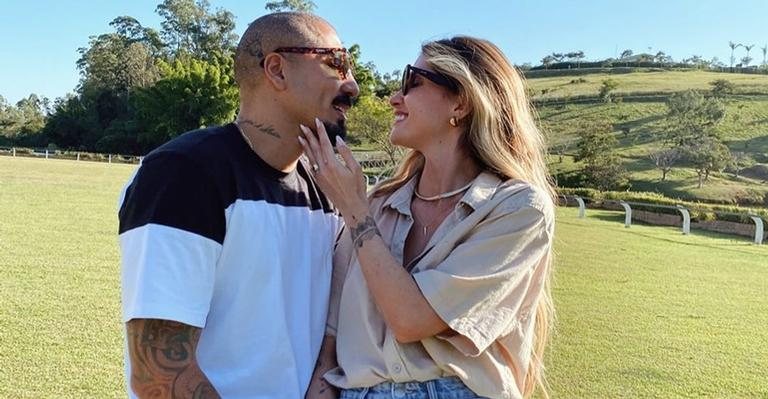 Ex-BBB Aline Gotschalg comemora 6 anos com Fernando Medeiros - Reprodução/Instagram
