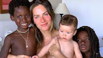 Giovanna Ewbank se diverte em passeio com os três filhos - Reprodução/Instagram
