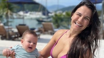 Kyra Gracie encanta ao postar fotos fofas com o filho, Rayan - Reprodução/Instagram