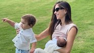 Romana Novais posa agarradinha com os filhos, Ravi e Raika - Reprodução/Instagram