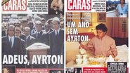 Capas de CARAS sobre Ayrton Senna - Revista CARAS