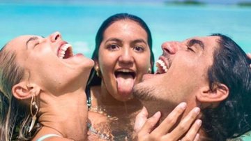 Yasmin Brunet e Gabriel Medina parabenizam irmã do surfista - Reprodução/Instagram