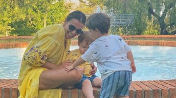 Mônica Martelli mostra encontro com filhos de Paulo Gustavo - Reprodução/Instagram