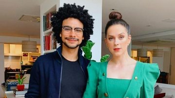 Sophia Abrahao e Sergio Malheiros surgem fazendo gravação em home office - Reprodução/Instagram