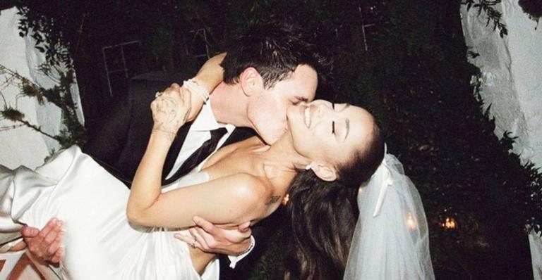 Ariana Grande divulga fotos do casamento com Dalton Gomez - Foto/Instagram
