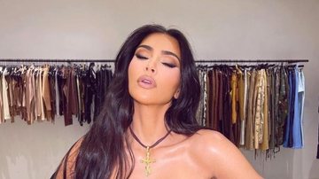 Kim Kardashian ousa na sensualidade em clique belíssimo - Foto/Instagram