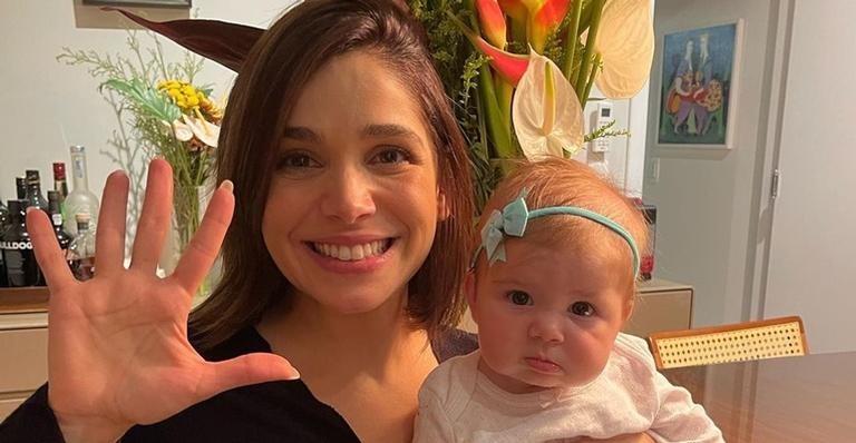Em família, Sabrina Petraglia celebra cinco meses da filha - Reprodução/Instagram