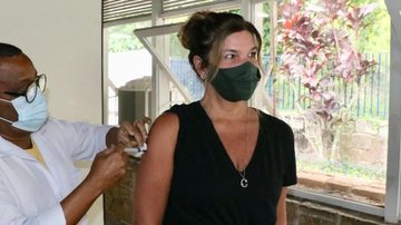 Cristiana Oliveira recebe vacina contra Covid-19 - AgNews/Rogério Fidalgo