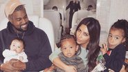 Com clique em família, Kim Kardashian parabeniza Kanye West - Reprodução/Instagram