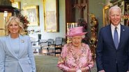 Rainha Elizabeth II se encontra Joe Biden e esposa - WPA Pool/Equipe