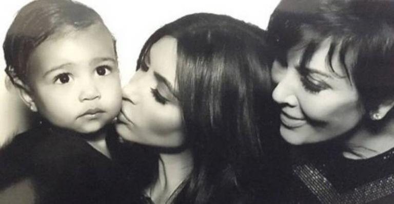 Kris Jenner celebra aniversário da neta, North West - Foto/Instagram