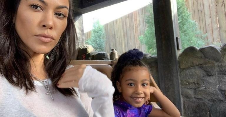 Kourtney Kardashian faz declaração especial para a sobrinha, North West - Foto/Instagram