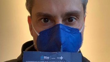 Alexandre Nero recebe primeira dose da vacina da Covid-19 - Reprodução/Instagram