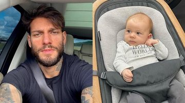 Lucas Lucco celebra três meses do filho, Luca - Reprodução/Instagram