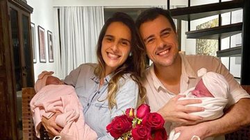 Joaquim Lopes e Marcella Fogaça celebram 3 meses das filhas - Reprodução/Instagram