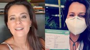 Adriana Araújo recebe 1ª dose da vacina contra a Covid-19 - Reprodução/Instagram