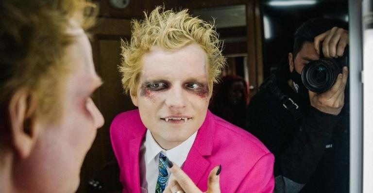 Ed Sheeran se transforma em vampiro no clipe de 'Bad Habits' - Foto/Instagram