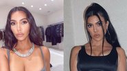 Kim Kardashian derrete corações ao resgatar um adorável clique de sua infância na companhia da irmã mais velha, Kourtney - Reprodução/Instagram