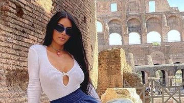 Kim Kardashian curte o verão italiano ao visitar pontos turísticos na cidade de Roma - Reprodução/Instagram