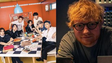 BTS confirma colaboração com Ed Sheeran em nova música - Divulgação/Reprodução/Instagram