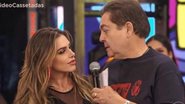 Erika Schneider faz homenagem para Fausto Silva - Reprodução/TV Globo