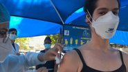 Grávida, Maria Flor recebe vacina contra a Covid-19 - Reprodução/Instagram