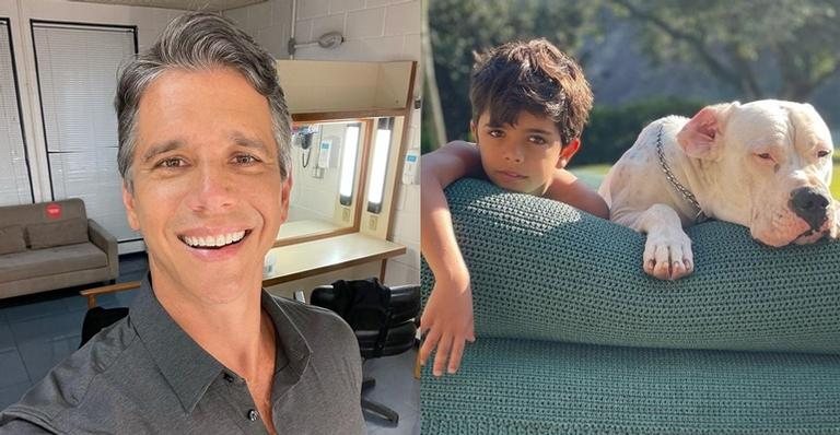 Marcio Garcia se derrete por momento do filho com cachorro - Reprodução/Instagram