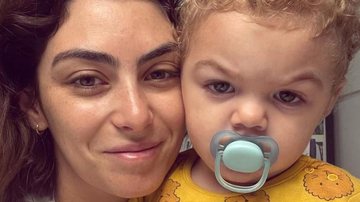 Mariana Uhlmann surge de dengo com o filho caçula, Vicente - Reprodução/Instagram