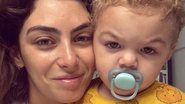 Mariana Uhlmann surge de dengo com o filho caçula, Vicente - Reprodução/Instagram