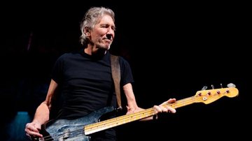 Roger Waters performando 'The Wall' em show na Pensilvânia - Getty Images