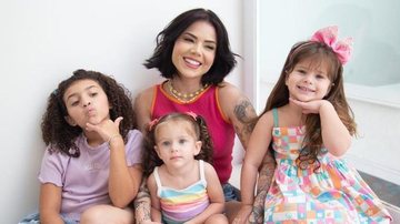 Thais Vasoncellos se derrete ao ver as filhas fantasiadas - Reprodução/Instagram