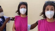 Andréia Horta é vacinada contra Covid-19: ''Feliz demais'' - Reprodução/Instagram