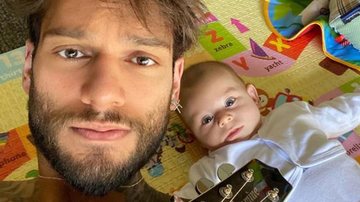 Lucas Lucco se declara ao compartilhar um adorável registro na companhia de seu filho de 4 meses, Luca - Reprodução/Instagram