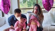 Marcella Fogaça e Joaquim Lopes celebram 4 meses das filhas - Reprodução/Instagram
