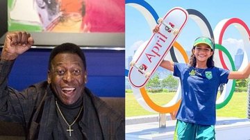 Pelé homenageia Rayssa Leal após prata na Olimpíada - Reprodução/Instagram