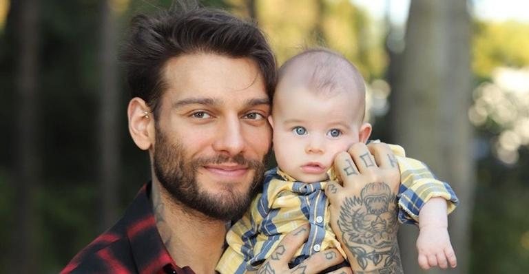 Lucas Lucco posta cliques divertidos com o filho, Luca - Reprodução/Instagram