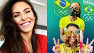 Glenda Kozlowski se diverte com medalhas de Rebeca Andrade - Reprodução/Instagram