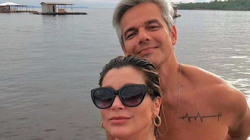 Otaviano Costa e Flávia Alessandra malham juntos - Reprodução/Instagram