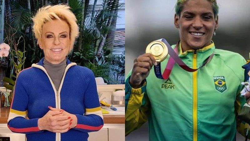 Ana Maria Braga celebra medalha de ouro de Ana Marcela Cunha na maratona aquática - Reprodução/Instagram