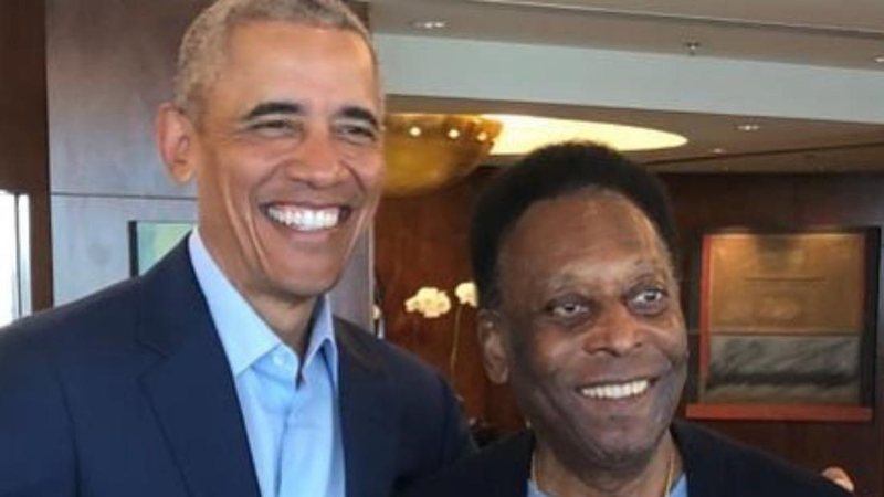 Pelé comemora aniversário de Barack Obama - Reprodução/Instagram
