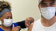 Bernardo Mesquita é vacinado contra a covid-19 - Reprodução/Instagram