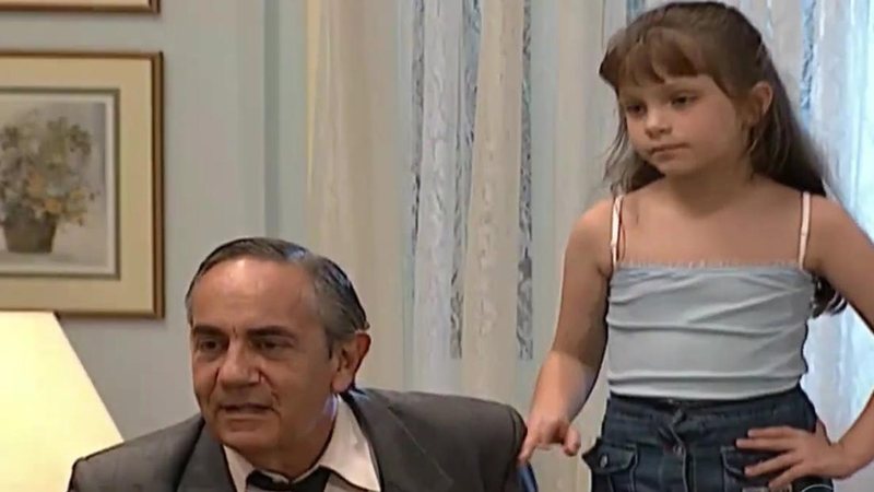Cecília Dassi atuou com Paulo José na novela 'Por Amor' - Divulgação/TV Globo