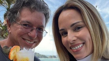 Ana Furtado agita a web ao compartilhar um registro divertido em que surge dançando com o marido, Boninho durante um intenso treino matinal - Reprodução/Instagram