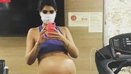Andréia Sadi relembra clique da reta final da gravidez - Reprodução/Instagram
