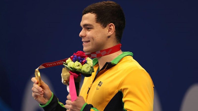Gabriel Bandeira conquista ouro nos Jogos Paralímpicos - Crédito: Naomi Baker/Getty Images