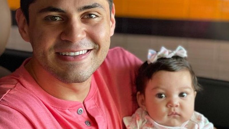 Lucas Veloso celebra três meses da filha, Lua Maria - Reprodução/Instagram