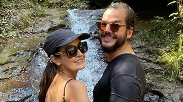 Fátima Bernardes e Túlio Gadêlha mostram visita em cachoeira - Reprodução/Instagram