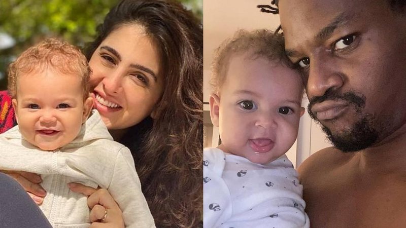 David Junior e Yasmin Garcez celebram os nove meses da filha - Reprodução/Instagram