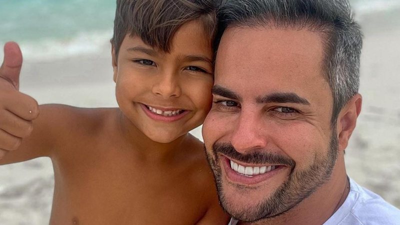 Kaká Diniz se derrete pelo filho mais velho, Henry - Reprodução/Instagram