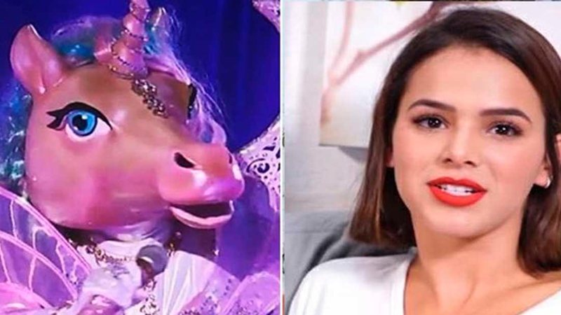 Bruna Marquezine dá dica sobre Unicórnio do 'The Masked Singer' - Divulgação/TV Globo